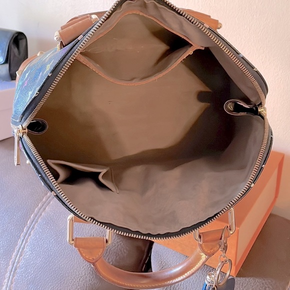 ‼️SOLD‼️Louis Vuitton multicolor Black multicolor Alma satchel bag - Picture 3 of 8